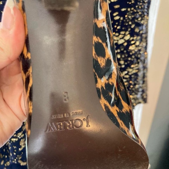 J.Crew Leopard print peep toe heels #glamour 8 - Picture 6 of 6